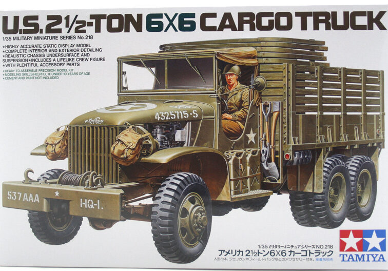 Tamiya- 1/35 U.S. 6x6 Cargo Truck - Scale Models Of War