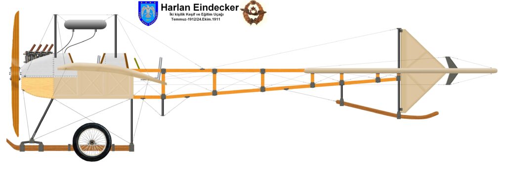 Profile drawing of a Harlan Eindecker