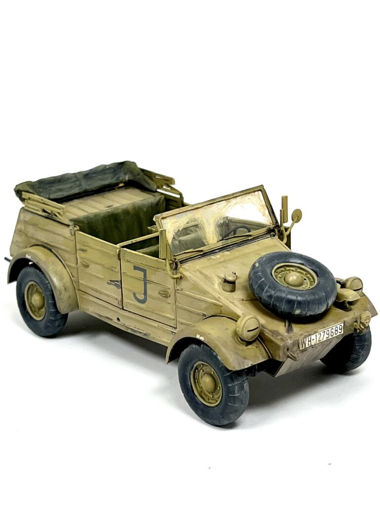 Front quarter view of the Kübelwagen from the other side