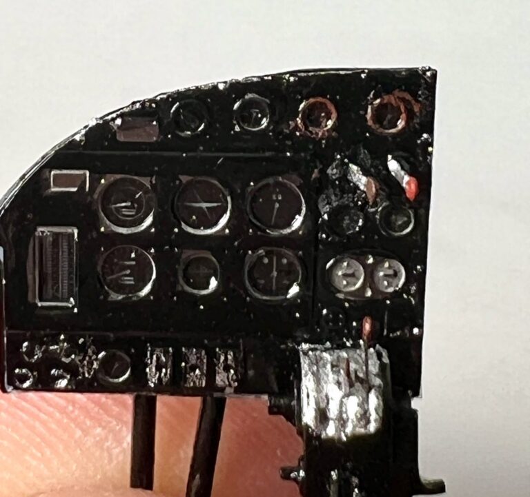 Instrument panel close-up