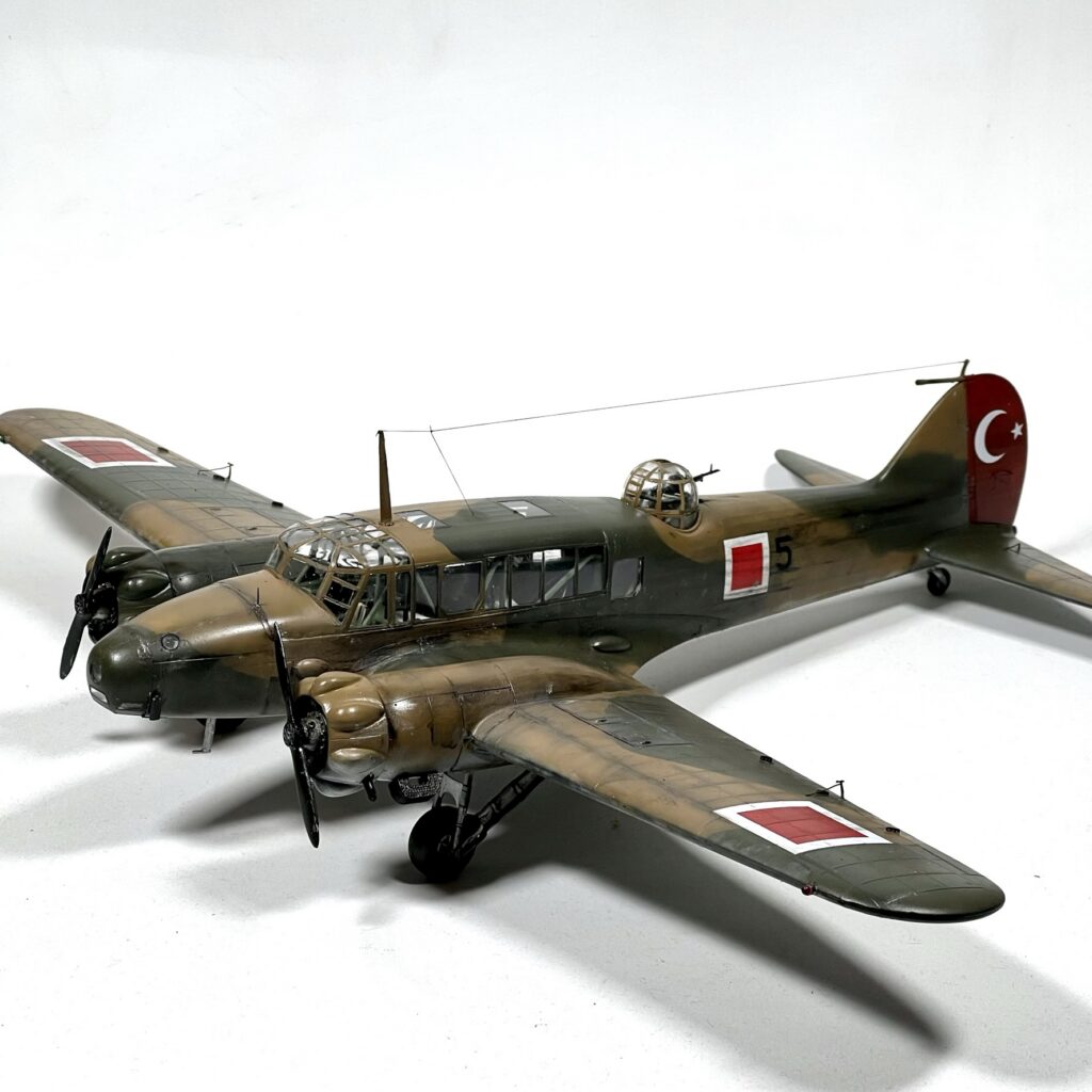 The finished Anson from above