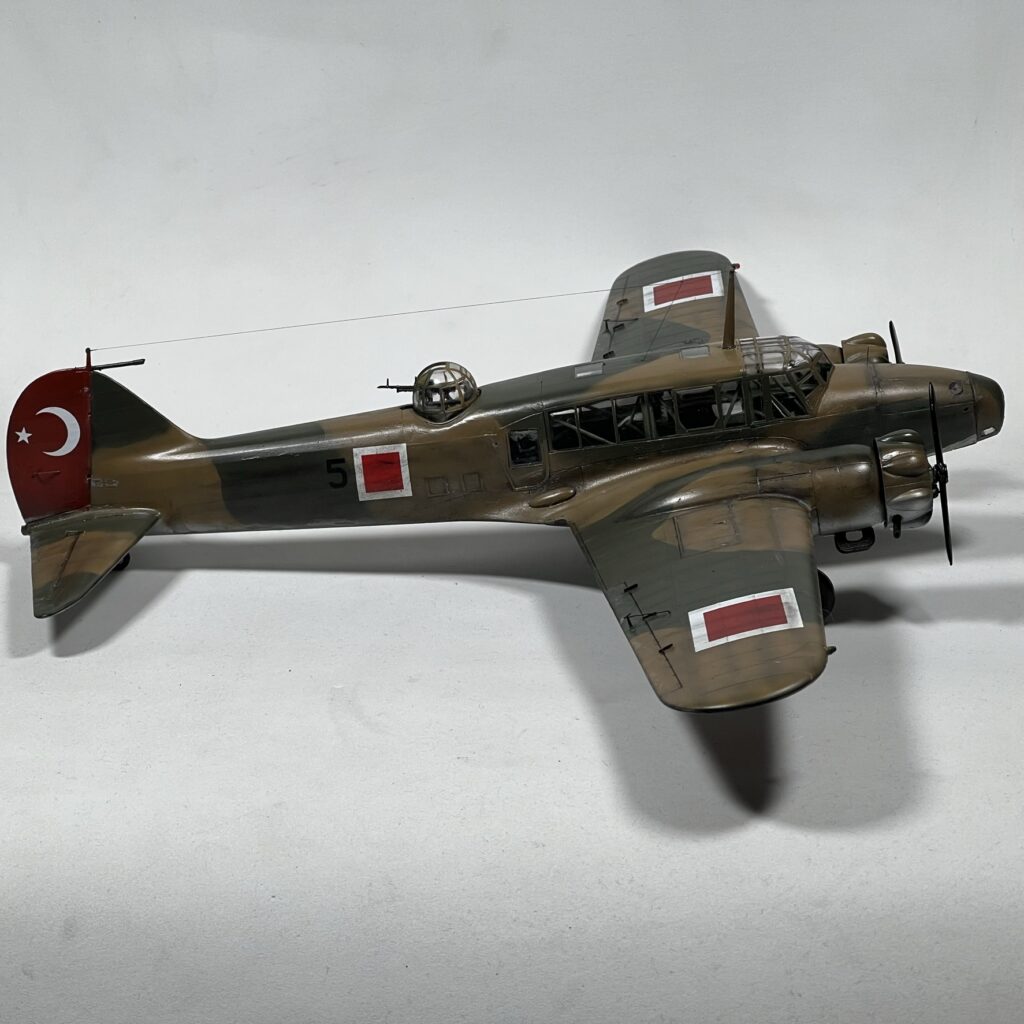Side view of the finished Anson