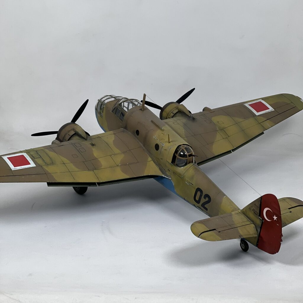 Finished Bristol Beaufort in Turkish markings, number 02