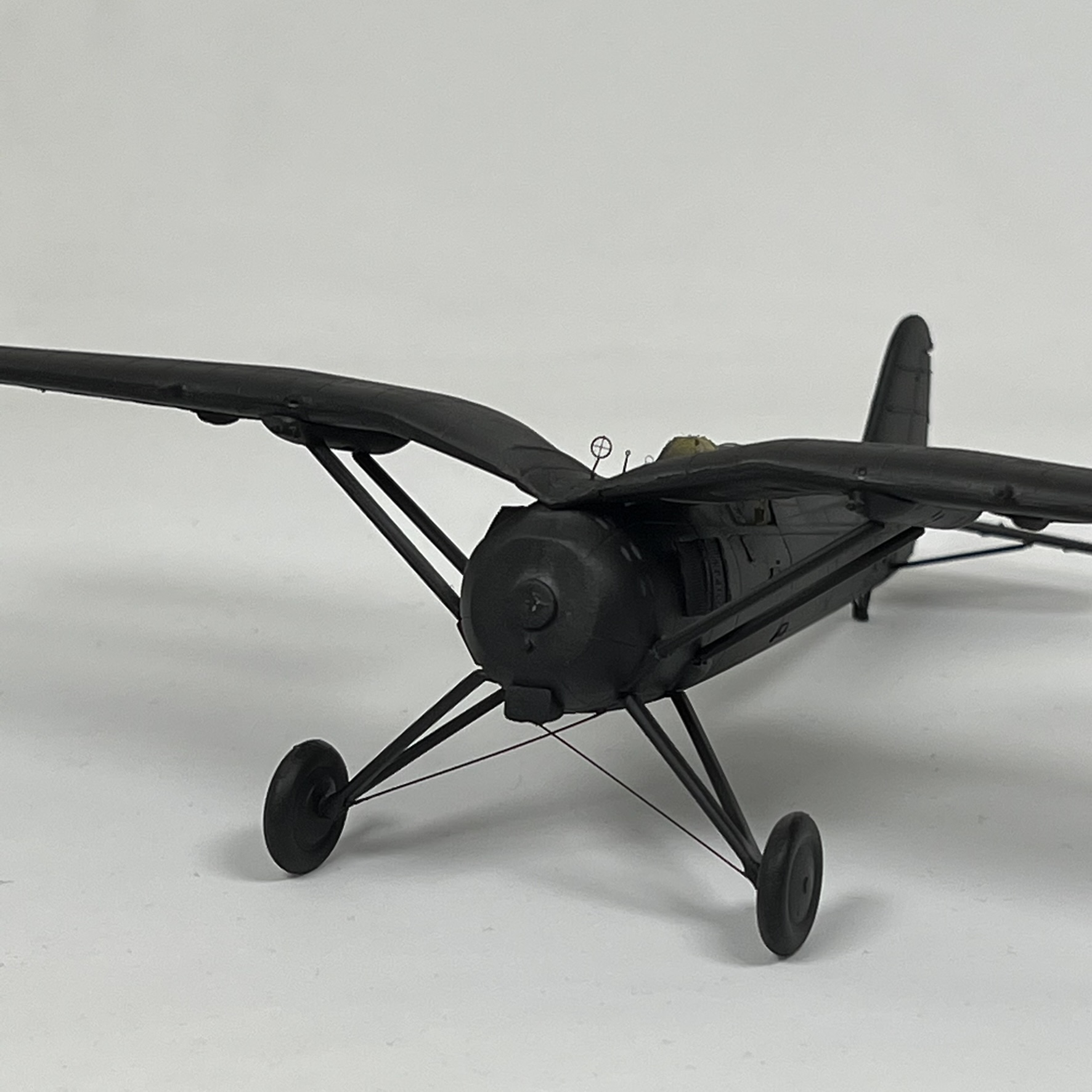 PZL P.24 maketinin siyah zemin boyası