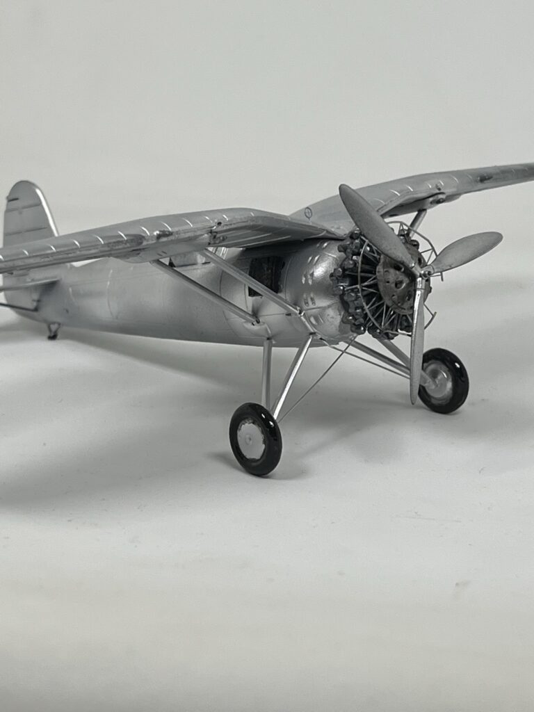 Aluminium finish before markings
