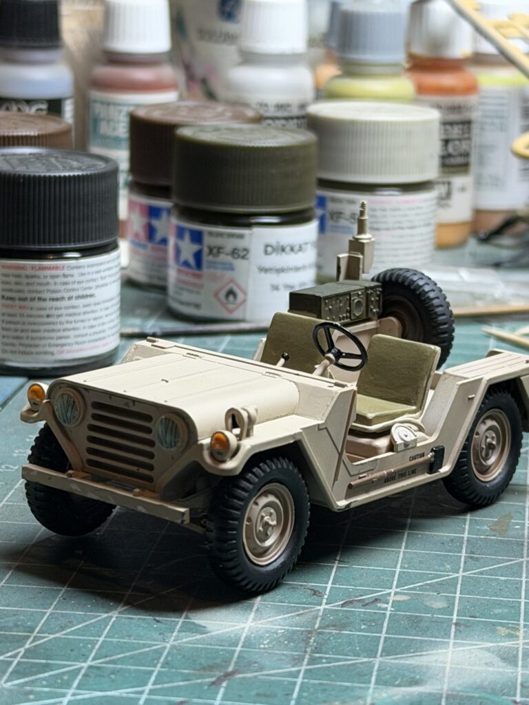 Boya öncesinde montajı tamamlanmış M151A2