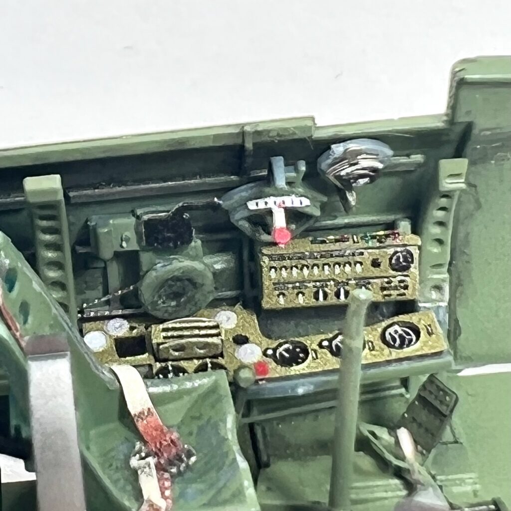 Zero cockpit side wall detail