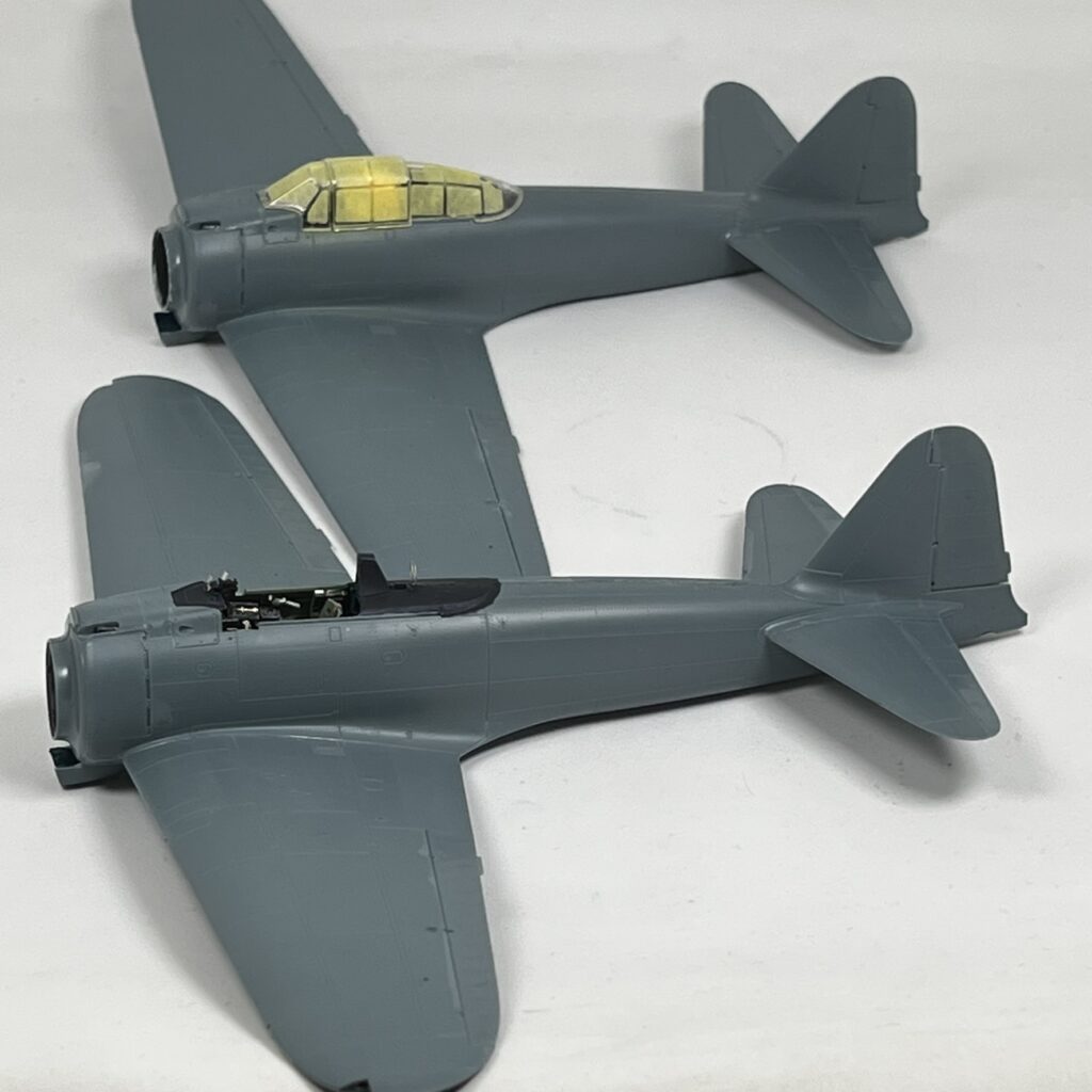 Zero airframe in primer