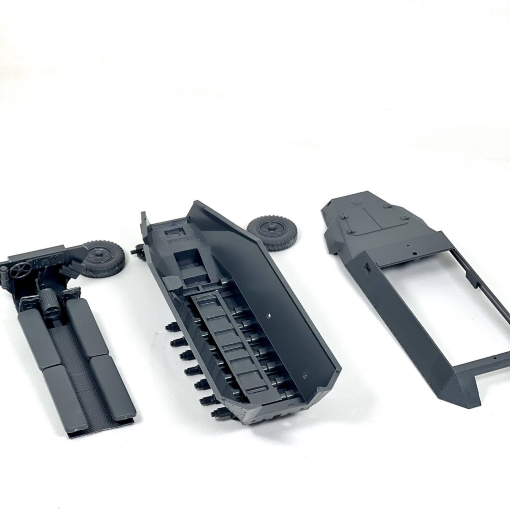 Hanomag lower hull and running gear parts