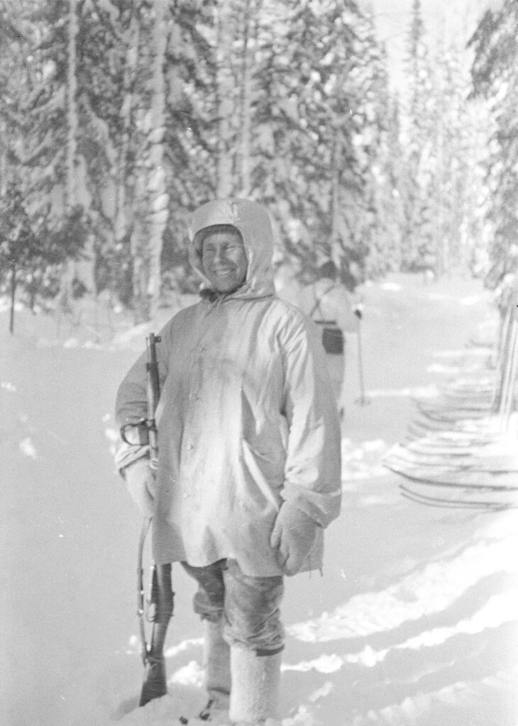 Simo Häyhä, Aarne Juutilainen'in bölüğünde, Şubat 1940